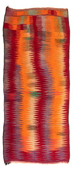 Orientteppich Läufer Oriental Wolle - 125 x 1 x 265 cm