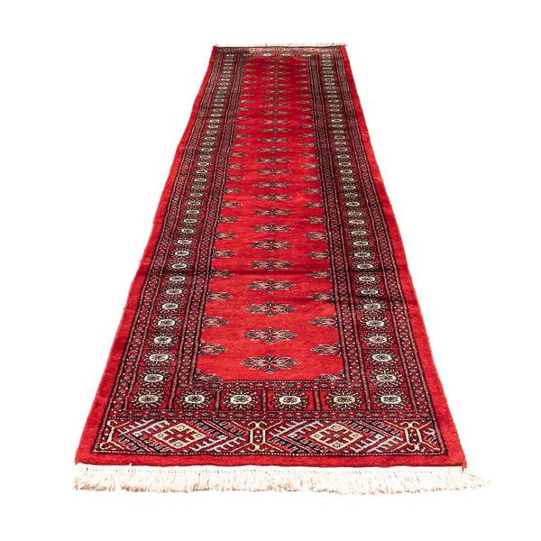 Orientteppich Läufer Oriental Rot - Wolle - 76 x 1 x 326 cm