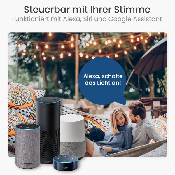 LED-Lichterkette Maxi Tiefe: 1500 cm