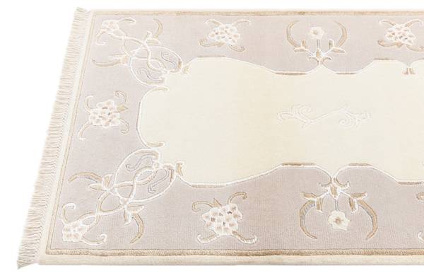 Tapis de passage Darya DCCCXCIV Beige - Laine - 84 x 1 x 201 cm
