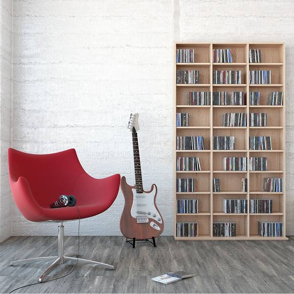 CD-Regal Jukebox 25403 Eiche Sonoma Dekor