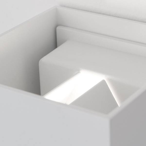 Außenwandleuchte Cubesensor Weiß