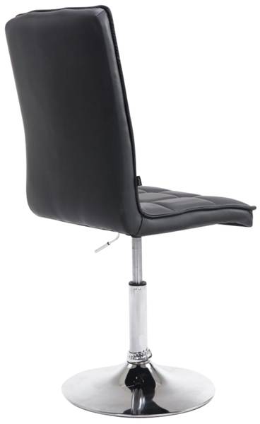 Chaise de bureau Peking V2 Lot de 2 Noir - Cuir synthétique - 43 x 90 x 59 cm