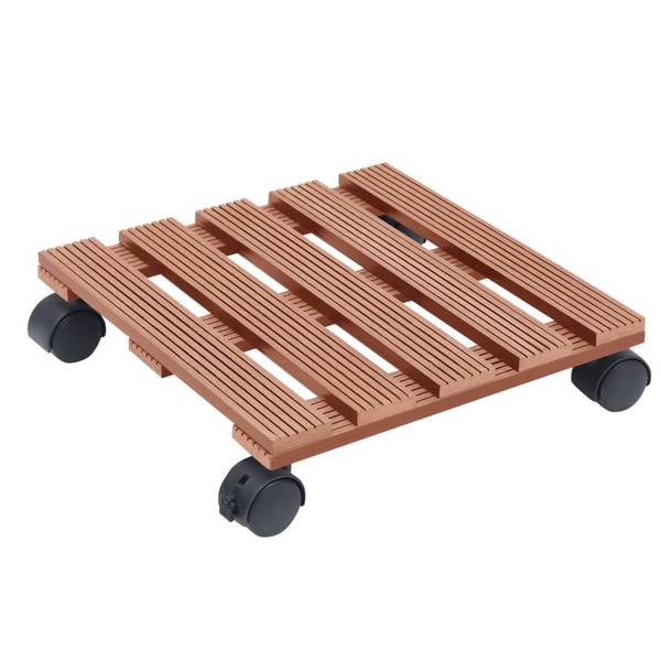 Chariot à plantes 3005875-4 (lot de 4) Marron