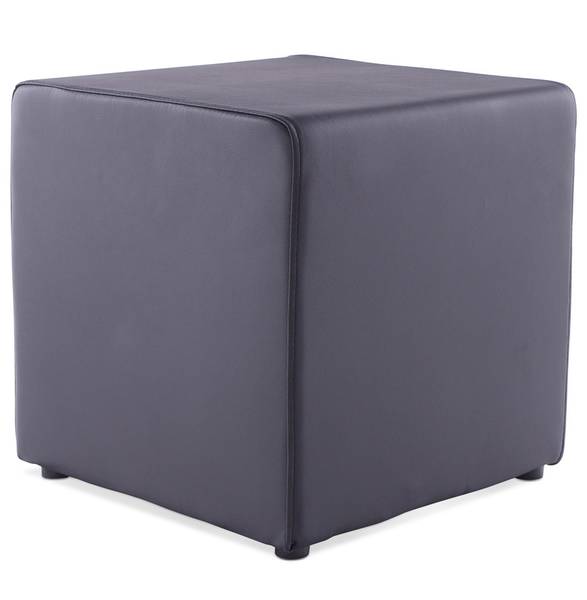 Pouf CUBE Noir - Polypropylène - 41 x 41 x 41 cm