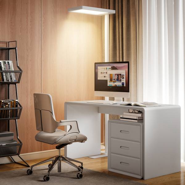 Stehlampe B31-589V90WT Weiß - Metall - 32 x 196 x 60 cm