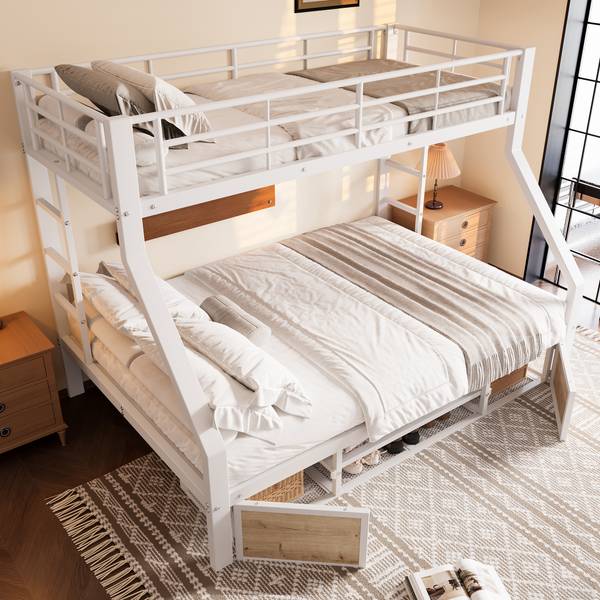 Etagenbett K-1151 Weiß