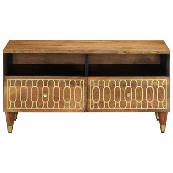 Couchtisch XT2656 Braun - Holzwerkstoff - 54 x 40 x 80 cm