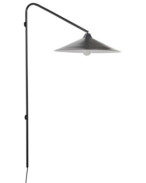 Wandlamp NENTON zwart - metaal - 60 x 120 x 45 cm