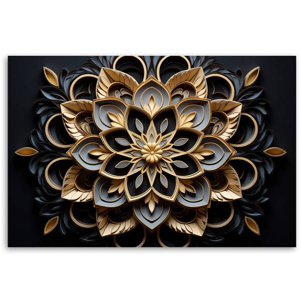 Tableau déco fleurs 3d 100 x 70 cm