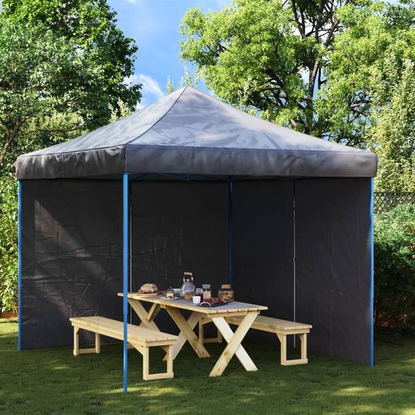 Zeltwand 296175 (2-teilig) Grau - Polyethylen - 1 x 195 x 300 cm