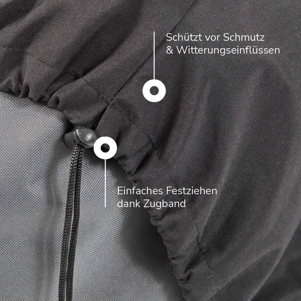Schutzhülle Sitzsack Der Sundowner Schwarz - Textil - 60 x 65 x 65 cm