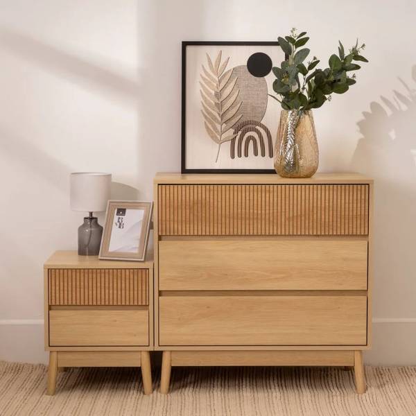Nachttisch Naroa 46 x 14 x 48 cm