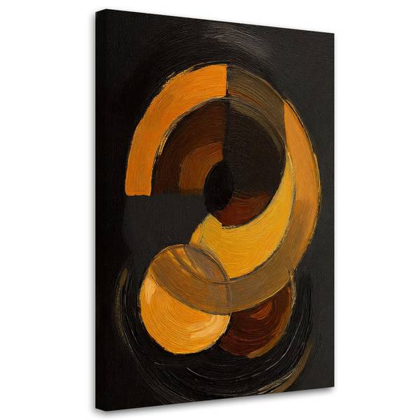 Wandbild geometrische formen abstraktion 70 x 100 cm