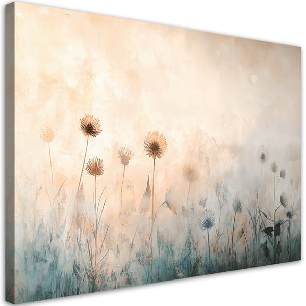 Wandbild wiese dandelions 120 x 80 cm
