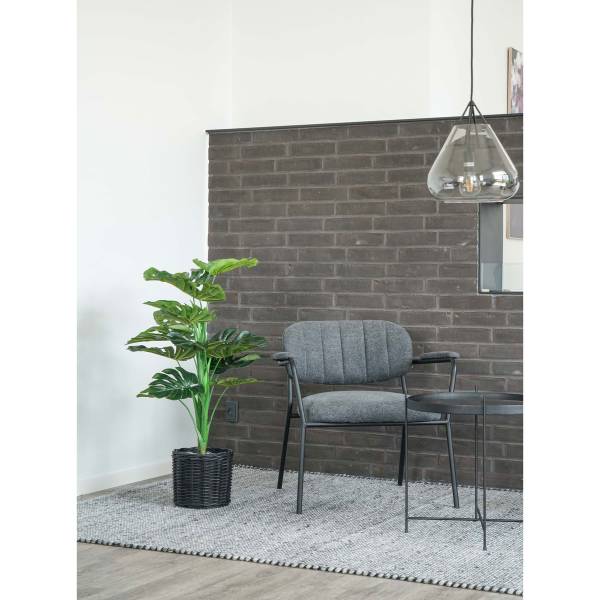 Künstliche Pflanze Monstera Grün - Kunststoff - 50 x 90 x 50 cm