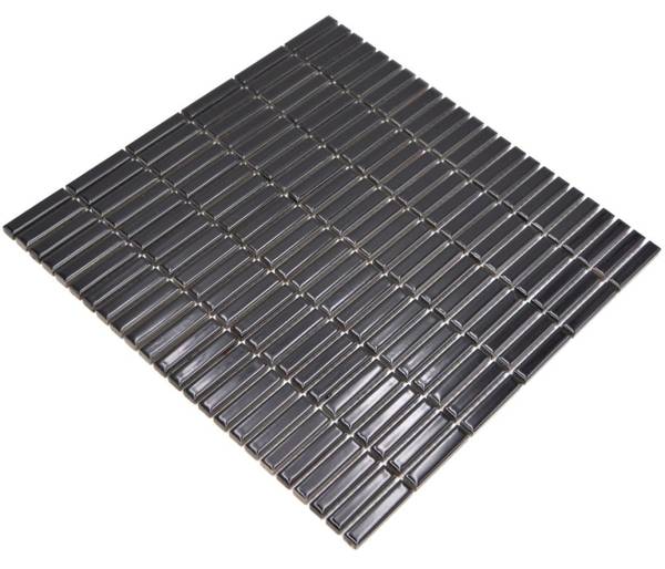 Mosaikfliesen 24-BM2 Schwarz - Keramik - 30 x 30 x 30 cm