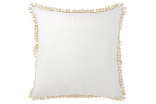 Kissen SHGO Weiß - Baumwollstoff - Leinen - Polyester - 45 x 4 x 45 cm