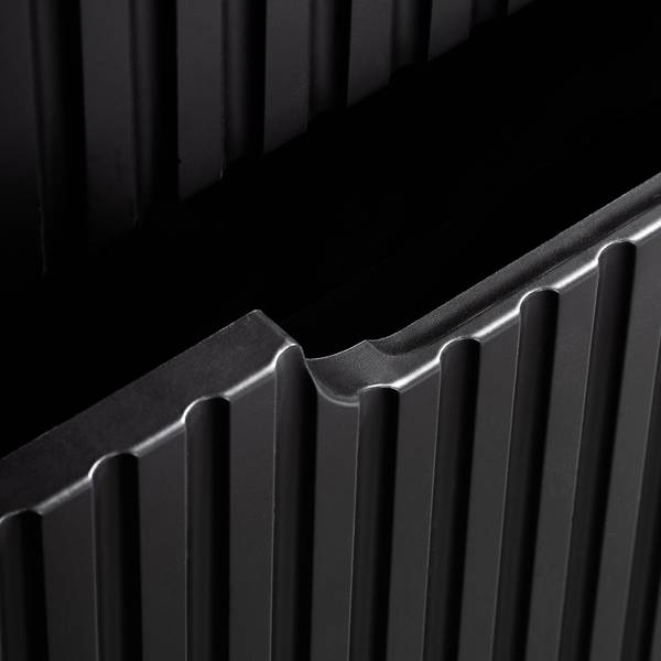 Waschtisch NEWPORT-56-30 Schwarz - Holzwerkstoff - 80 x 71 x 40 cm