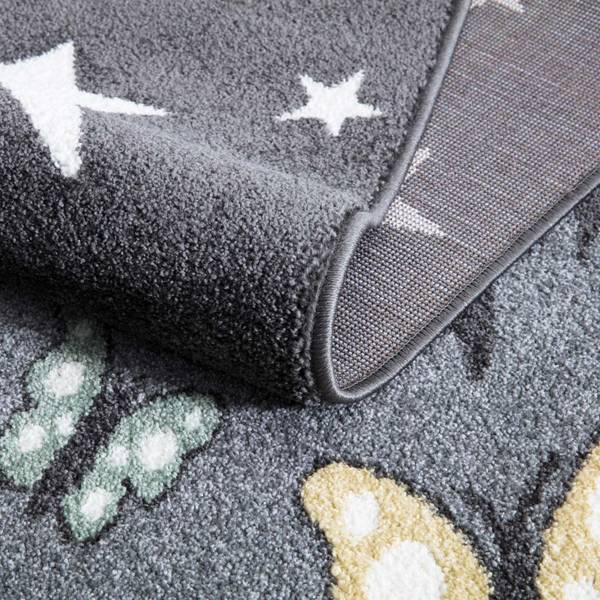 Kinderteppich Anime Grau - Textil - 160 x 1 x 230 cm