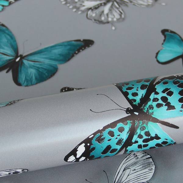 papier peint papillons 7106 Gris
