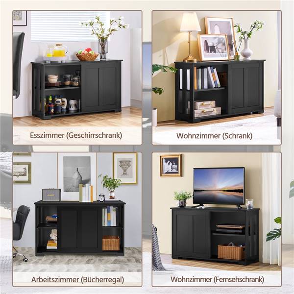 Buffetschrank ARE31 Schwarz