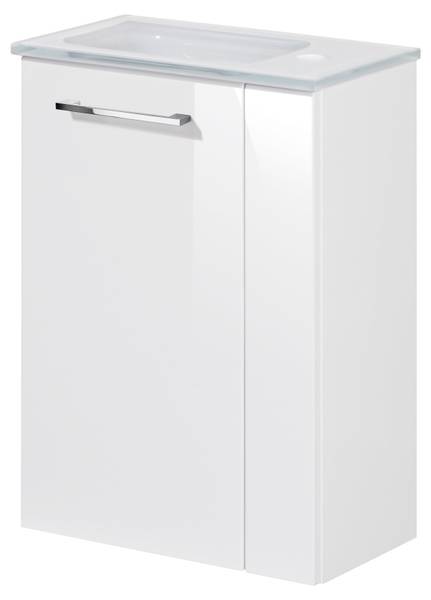 Waschbeckenunterschrank SBC Sceno Weiß Weiß - Holzwerkstoff - 60 x 70 x 34 cm