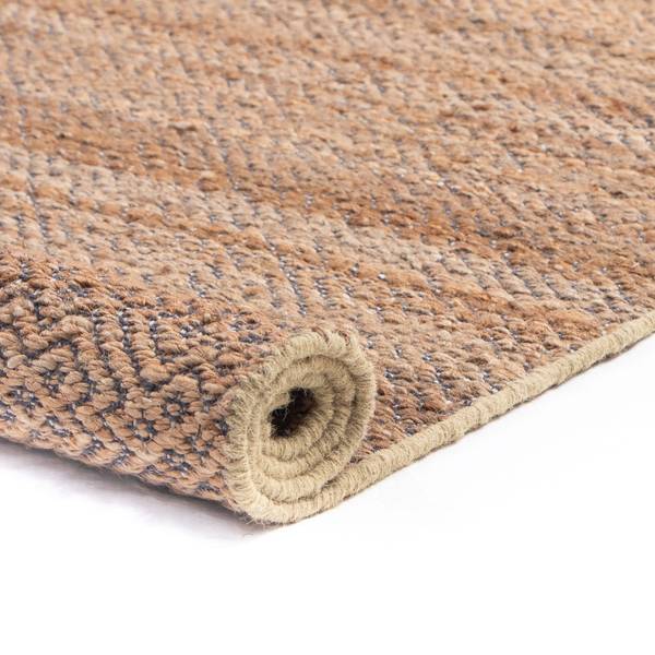 Kurzflorteppich Cosmo Braun - Rattan - 150 x 1 x 200 cm
