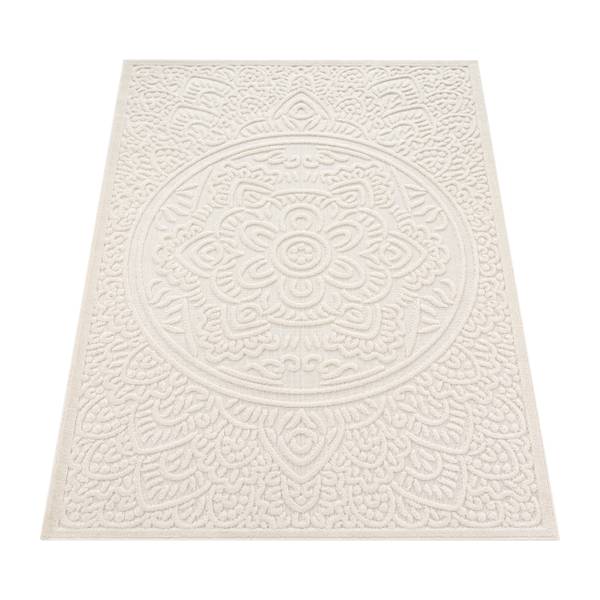 OUTDOORTEPPICH 200/200 cm Cotton 232 Weiß - Textil - 200 x 200 cm