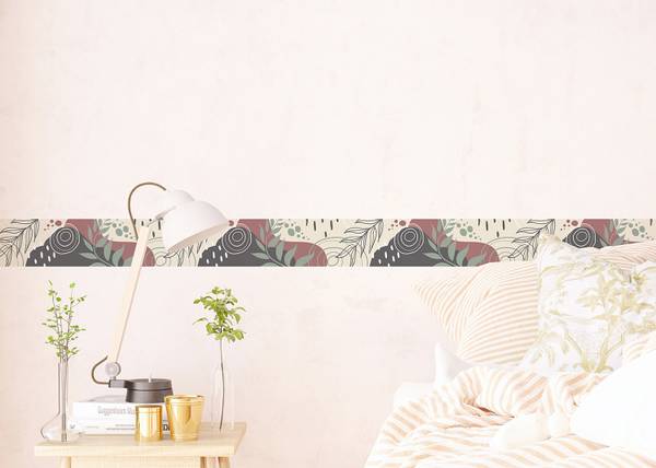 Tapetenbordüre 601673 Beige - Papier - 500 x 10 x 10 cm