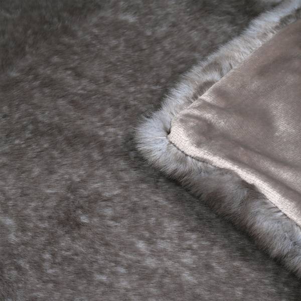 Tagesdecke  ZIBRA 366 Grau - Textil - 180 x 1 x 1 cm