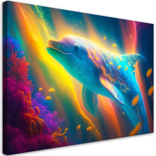 Wandbild wal 100 x 70 cm