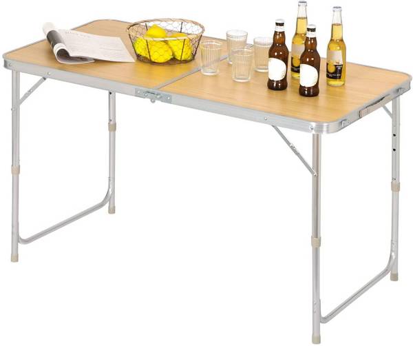 Campingtisch Adrian Eiche Hell Dekor