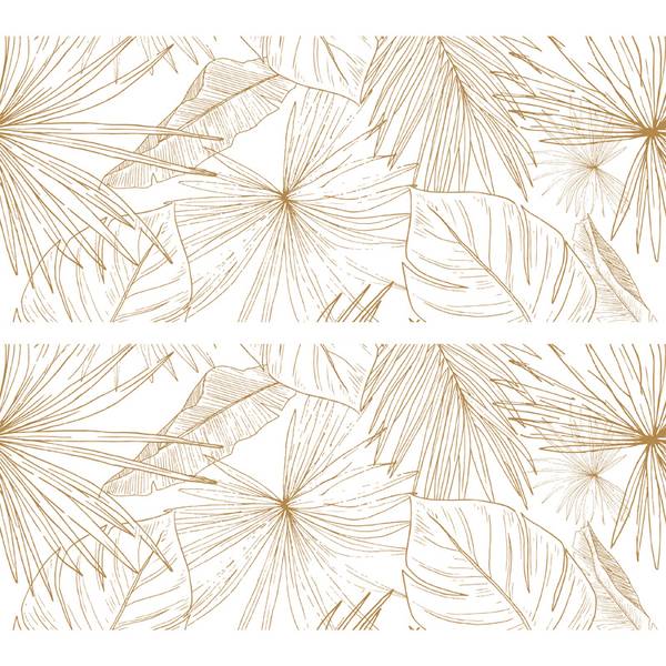 2 Wandpaneel Badezimmer-LÄMNAR KOLA Braun - Polyester PVC - 70 x 30 x 70 cm