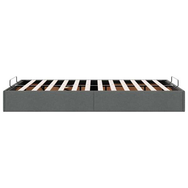 Ottomaanse Bedframe 3043717 donkergrijs - Breedte: 120 cm