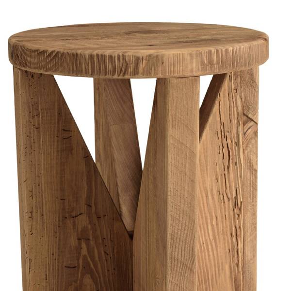 Sofaende ANDRIAN Braun - Holz teilmassiv - 40 x 45 x 40 cm