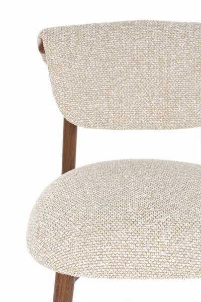 Barhocker LEE 2er-Set Beige - Textil - 44 x 90 x 53 cm