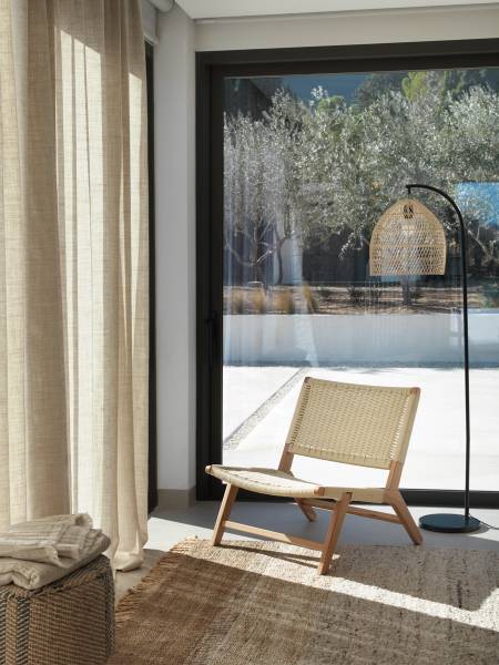 Sessel 10874 Braun - Holz teilmassiv - 67 x 72 x 74 cm