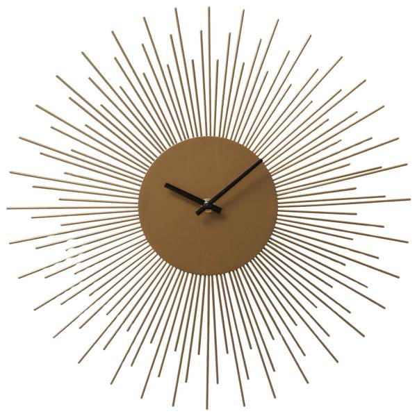 Wanduhr GROVAL I Gold - Metall - 1 x 1 x 1 cm