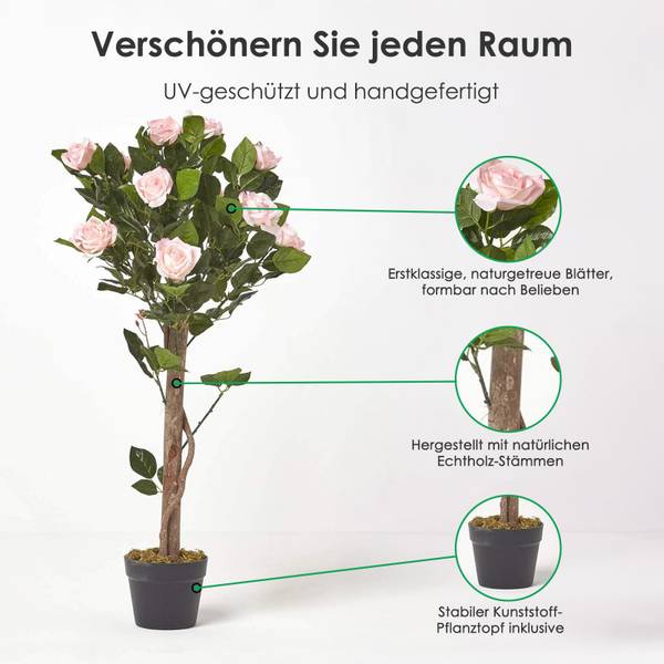 Kunstbaum Rose Pink