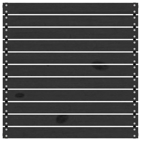 Loungeset 3010498 set van 4 zwart - grenenhout - 64 x 63 x 64 cm