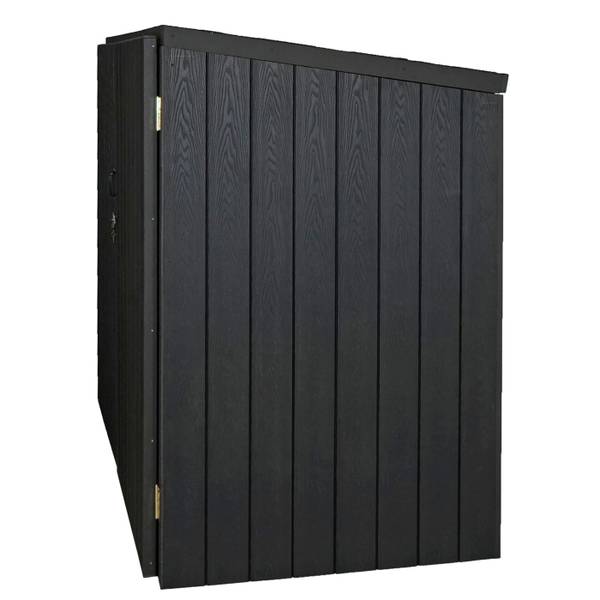 Fahrradgarage J29 (2er) Grau - Metall - Holz teilmassiv - 213 x 172 x 112 cm