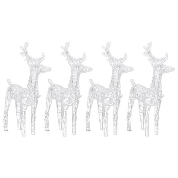 Renne de noël 3013527-2 lot de 5 Bleu - 9 x 55 x 18 cm