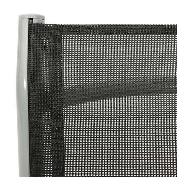 Gartenstuhl 3007838 (2er Set) Silber - Aluminium - 69 x 110 x 59 cm