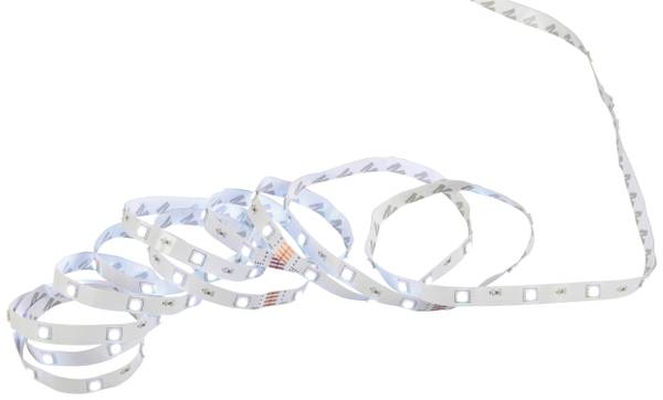 LED-Strip LICHTI2 Weiß - Metall - Kunststoff - 1 x 1 x 1 cm