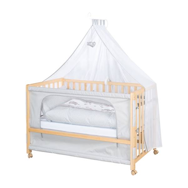 Beistellbett Room Bed Jumbotwins Braun - Holzwerkstoff - 126 x 157 x 66 cm