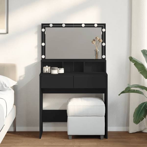 LED-Schminktisch XT6199 Schwarz