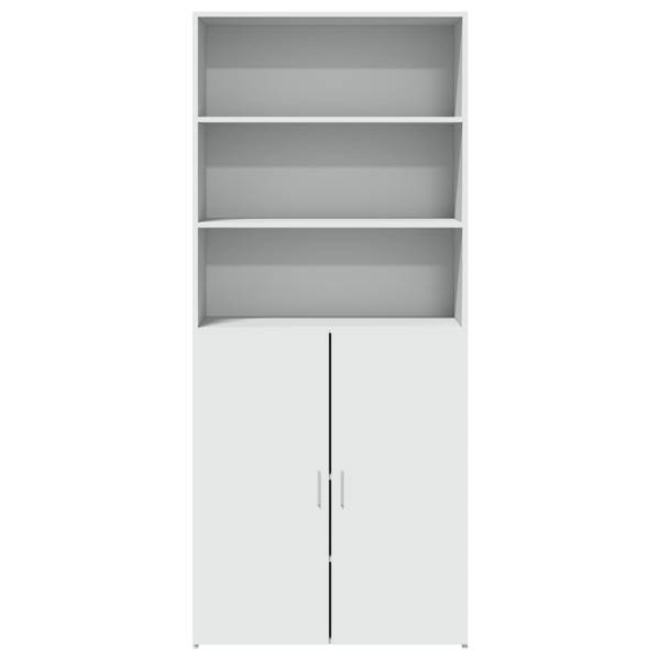 Highboard DE6886 Weiß - Holzwerkstoff - 80 x 185 x 43 cm