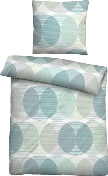 Bettwäsche 209785 2-teilig Blau - Textil - 135 x 1 x 200 cm