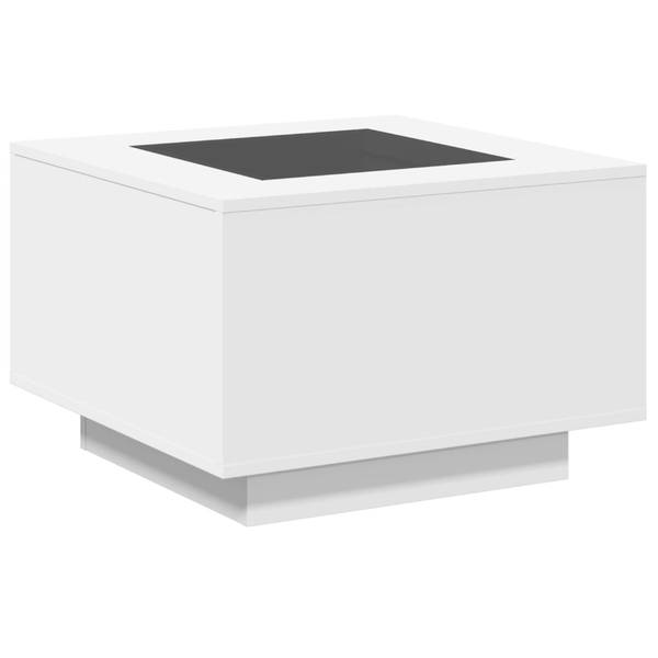 LED-Couchtisch XT7768 Weiß - 60 x 60 cm
